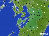 熊本県のアメダス実況(風向・風速)(2019年03月24日)