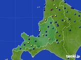道央のアメダス実況(積雪深)(2019年03月25日)
