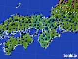 近畿地方のアメダス実況(日照時間)(2019年03月25日)