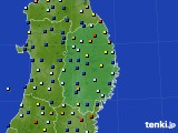 岩手県のアメダス実況(日照時間)(2019年03月25日)