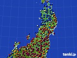 東北地方のアメダス実況(日照時間)(2019年03月26日)