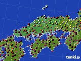 2019年03月26日の中国地方のアメダス(日照時間)