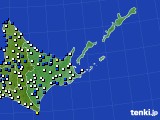 2019年03月26日の道東のアメダス(風向・風速)