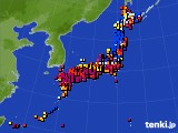 アメダス実況(日照時間)(2019年03月27日)