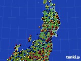 2019年03月28日の東北地方のアメダス(日照時間)