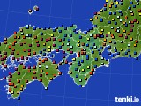 2019年03月28日の近畿地方のアメダス(日照時間)