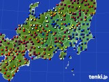 関東・甲信地方のアメダス実況(日照時間)(2019年03月29日)