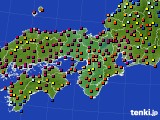 2019年03月29日の近畿地方のアメダス(日照時間)