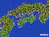 四国地方のアメダス実況(日照時間)(2019年03月29日)