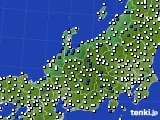 北陸地方のアメダス実況(風向・風速)(2019年03月30日)