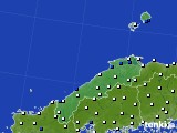 2019年03月30日の島根県のアメダス(風向・風速)
