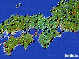 近畿地方のアメダス実況(日照時間)(2019年03月31日)