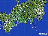 2019年03月31日の東海地方のアメダス(風向・風速)