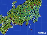 2019年04月01日の関東・甲信地方のアメダス(日照時間)