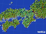 近畿地方のアメダス実況(日照時間)(2019年04月01日)