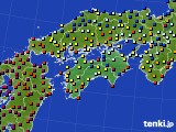 2019年04月01日の四国地方のアメダス(日照時間)