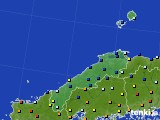 島根県のアメダス実況(日照時間)(2019年04月01日)