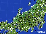 北陸地方のアメダス実況(風向・風速)(2019年04月01日)