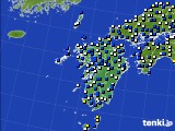 2019年04月01日の九州地方のアメダス(風向・風速)