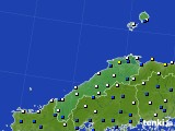 島根県のアメダス実況(風向・風速)(2019年04月01日)