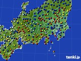 2019年04月02日の関東・甲信地方のアメダス(日照時間)