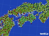 四国地方のアメダス実況(日照時間)(2019年04月02日)