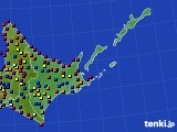 道東のアメダス実況(日照時間)(2019年04月02日)
