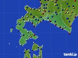 2019年04月02日の道南のアメダス(日照時間)
