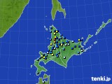 北海道地方のアメダス実況(積雪深)(2019年04月03日)