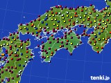 四国地方のアメダス実況(日照時間)(2019年04月03日)
