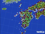 九州地方のアメダス実況(日照時間)(2019年04月03日)