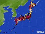 アメダス実況(日照時間)(2019年04月03日)