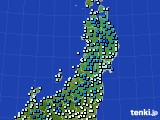 2019年04月03日の東北地方のアメダス(気温)