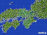 2019年04月03日の近畿地方のアメダス(風向・風速)