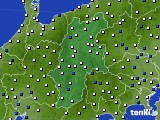 長野県のアメダス実況(風向・風速)(2019年04月03日)