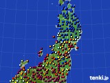 2019年04月04日の東北地方のアメダス(日照時間)