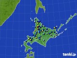 北海道地方のアメダス実況(積雪深)(2019年04月05日)