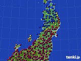 東北地方のアメダス実況(日照時間)(2019年04月05日)