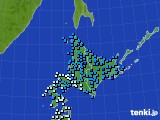 北海道地方のアメダス実況(気温)(2019年04月05日)