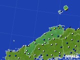 2019年04月05日の島根県のアメダス(風向・風速)