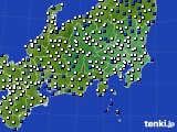 関東・甲信地方のアメダス実況(風向・風速)(2019年04月06日)