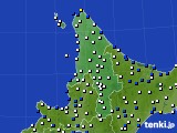 2019年04月06日の道北のアメダス(風向・風速)