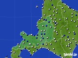 道央のアメダス実況(風向・風速)(2019年04月07日)