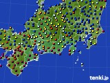 東海地方のアメダス実況(日照時間)(2019年04月08日)