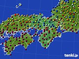 近畿地方のアメダス実況(日照時間)(2019年04月08日)