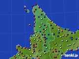 道北のアメダス実況(日照時間)(2019年04月09日)