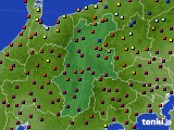 長野県のアメダス実況(日照時間)(2019年04月09日)