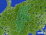 長野県のアメダス実況(風向・風速)(2019年04月09日)