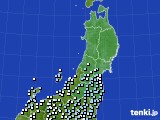 2019年04月10日の東北地方のアメダス(降水量)