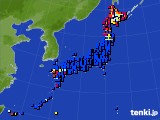 アメダス実況(日照時間)(2019年04月10日)